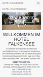 Mobile Screenshot of hotel-falkensee.de